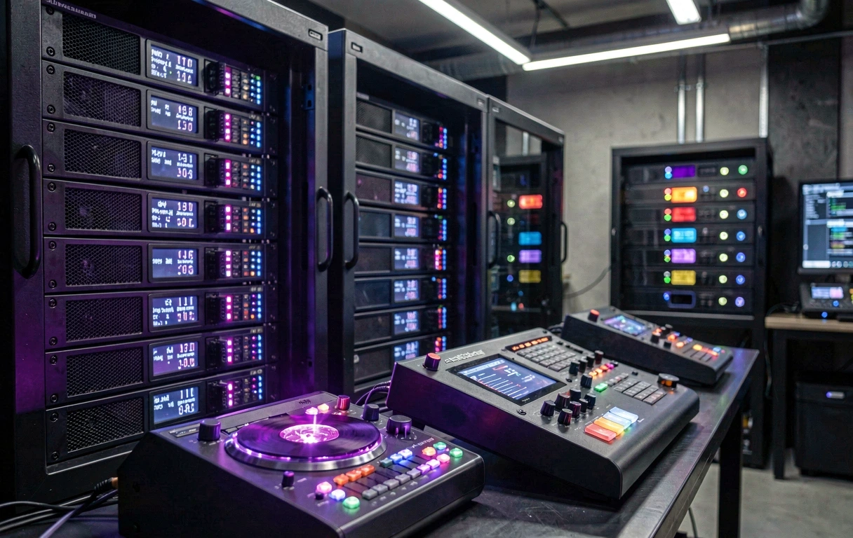 Professional mastering facility environment